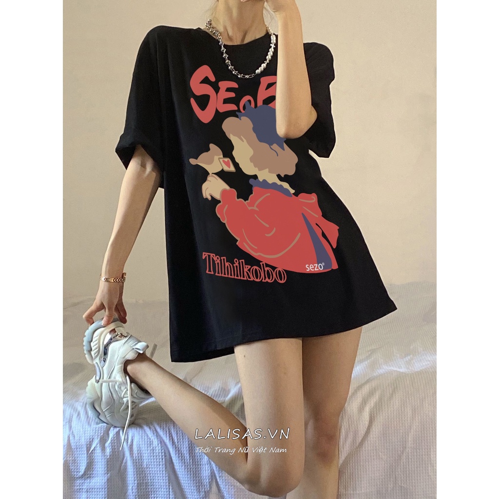 Áo Thun Tay Ngắn Màu Đen Năng Động Thời Trang Theo Phong Cách Hàn Quốc