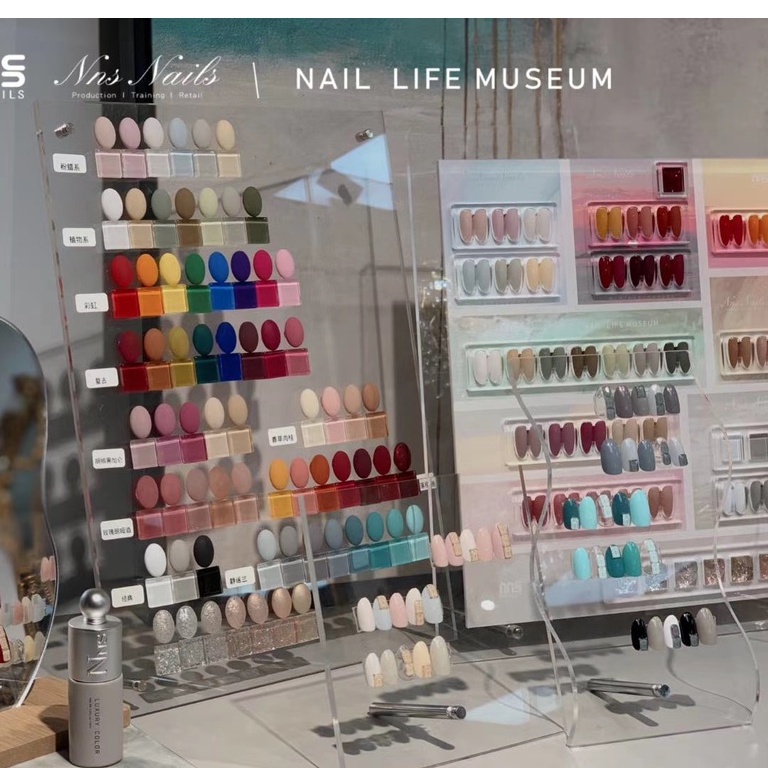 Khung Mica Trưng Bày Mẫu Móng, Bảng Bày Móng Nail