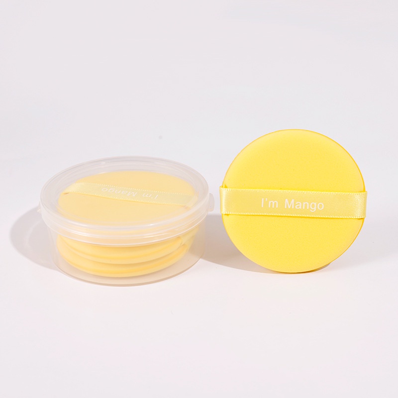 Bộ 3 Mút Trang Điểm BB Cream Air Cushion Hình Lòng Đỏ Trứng Dứa Không Phấn