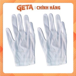 Combo 100 Đôi Găng Tay Vải Cotton trắng
