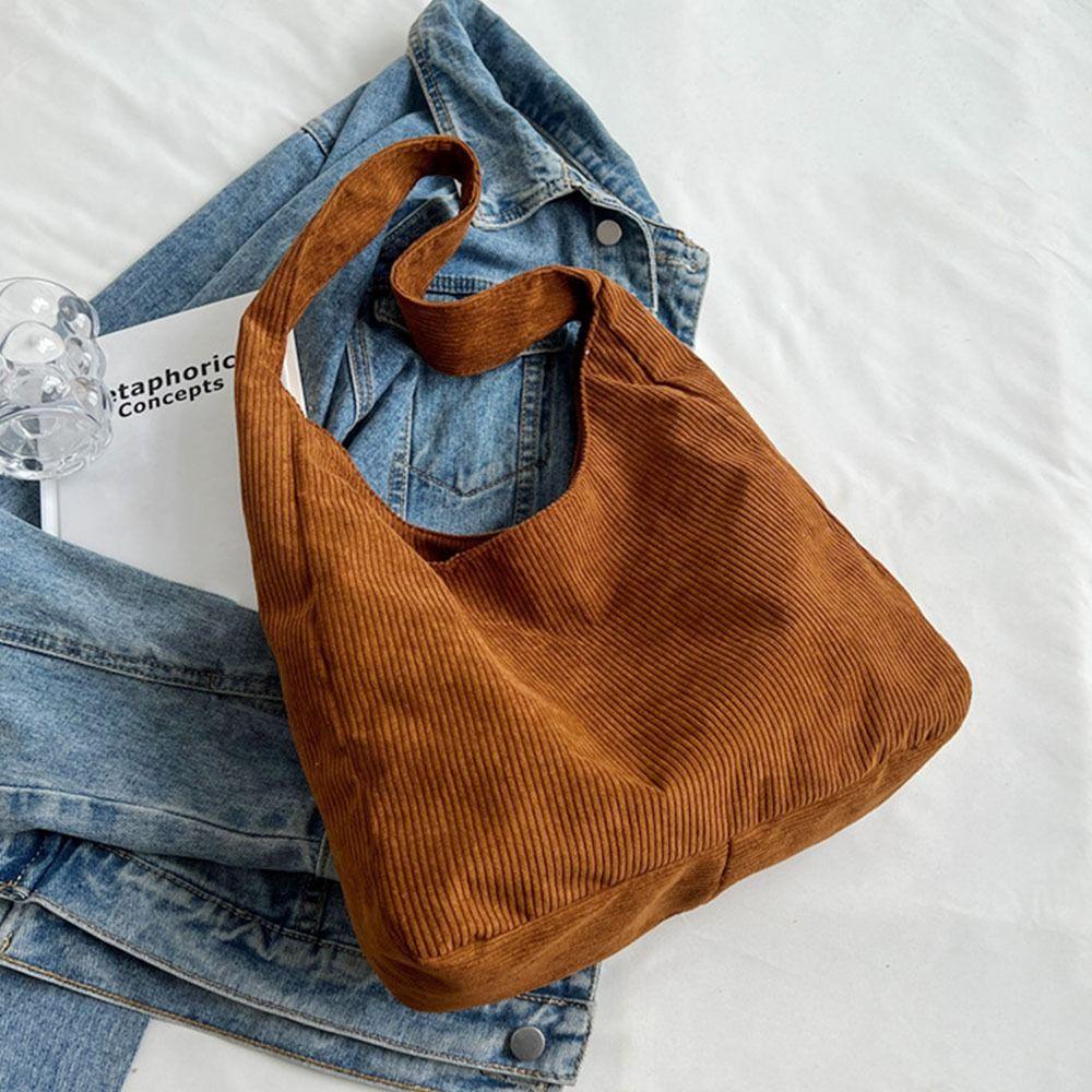 HS Túi Tote Đeo Vai Chất Liệu Canvas Thời Trang Cho Nữ