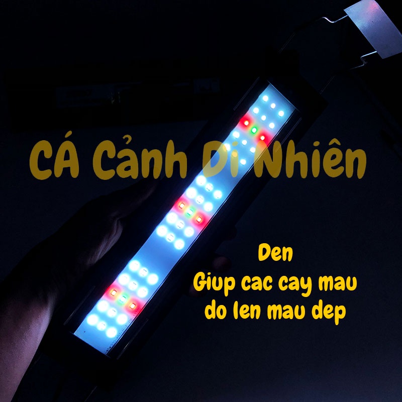 Đèn LED MÁNG NHÔM RGB SOBO kẹp thành hồ cá thuỷ sinh từ 40 - 90 cm