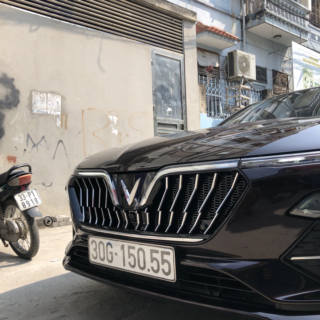 Mặt Calang, Ca lăng độ chữ V cho Vinfast Lux A2.0