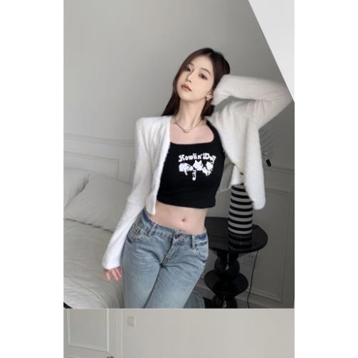 Áo Bra Chữ Softie 2 Dây Kép Dáng Lửng Có Đệm Ngực Trend Mới 6603