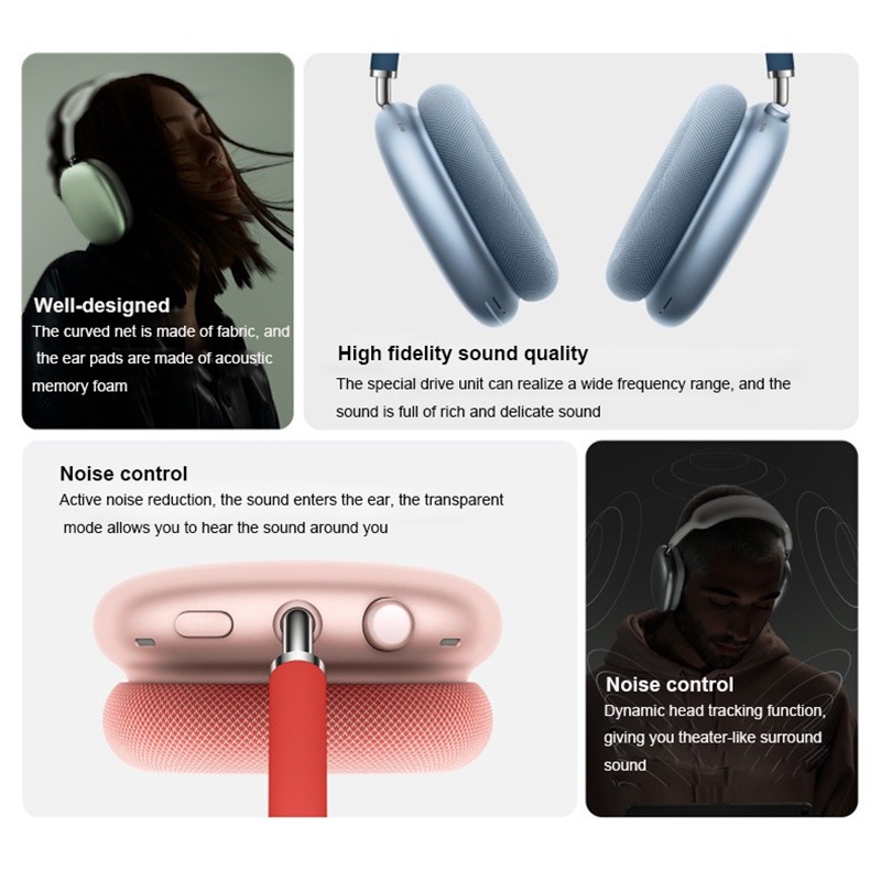 Tai Nghe Vòng Đầu Kết Nối Bluetooth 5.0 P9AirMax Nhiều Màu Sắc Dùng Để Chơi Game Trên Điện Thoại / Máy Tính