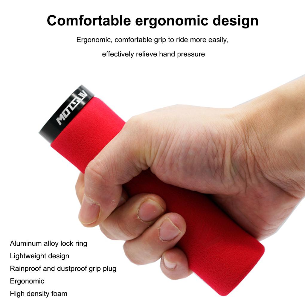 Bộ 2 Vỏ Bọc Tay Lái Xe Đạp Bằng Xốp Mềm Gọn Nhẹ Chống Trượt Có Thể Tháo Rời