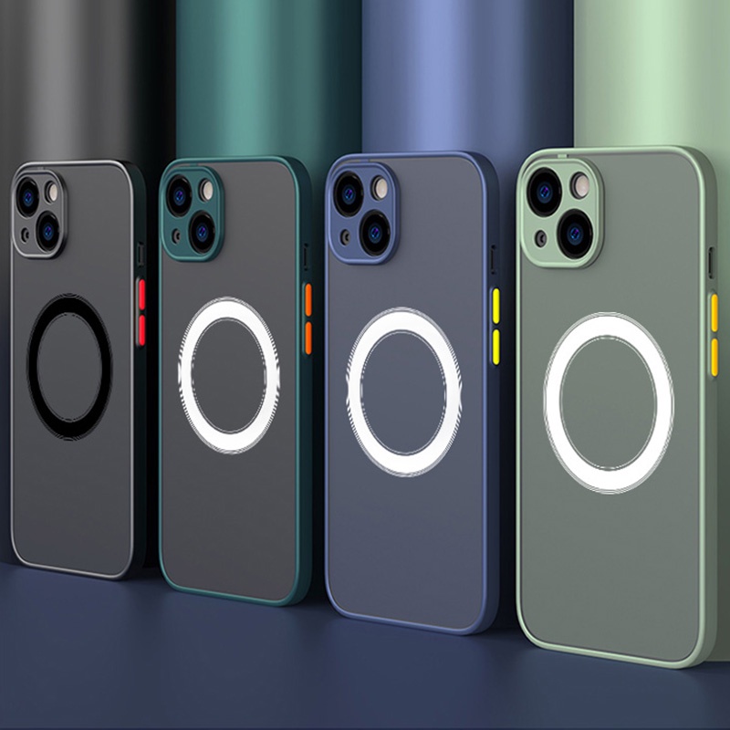Ốp Điện Thoại Cứng Nhám Từ Tính Sang Trọng Cho iPhone 11 Pro Max XS Max XR X