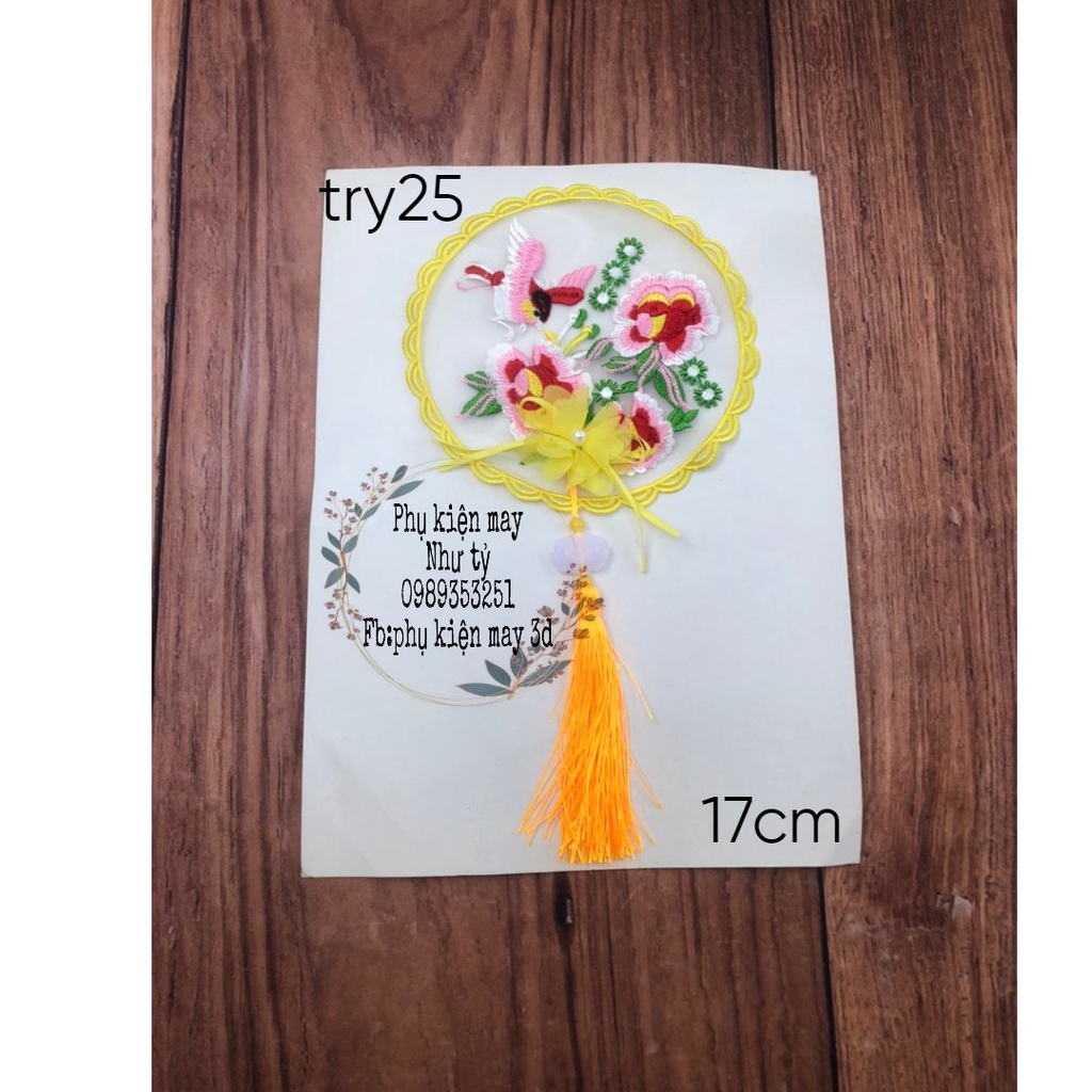 tấm tròn kèm dây 17cm