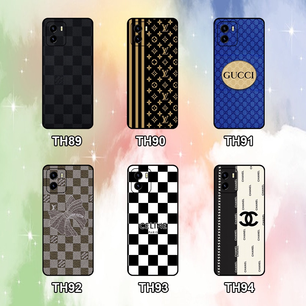 Ốp Vivo Y01 / Y15s / Y15a in hình thương hiệu thời trang cá tính LV,GC...