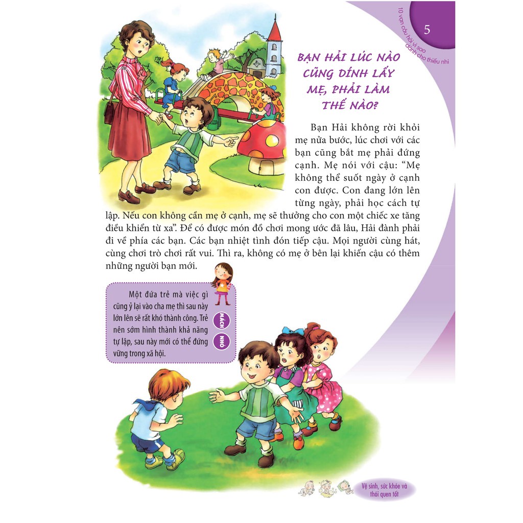 Sách 10 Vạn Câu Hỏi Vì Sao Dành Cho Thiếu Nhi - Vệ Sinh, Sức Khỏe Và Thói Quen Tốt  - MLB - Bản Quyền