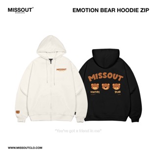 ÁO KHOÁC HOODIE ZIP EMOTION BEAR MST