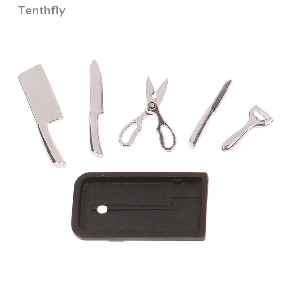 Bộ Dụng Cụ Nhà Bếp Mini Tỉ Lệ 1: 12 Cho Nhà Búp Bê Mới