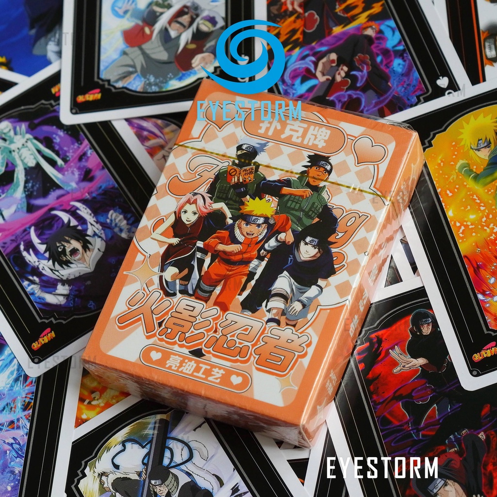 Bài tây anime NARUTO, tú lơ khơ, manga - Poker HLW - 54 lá