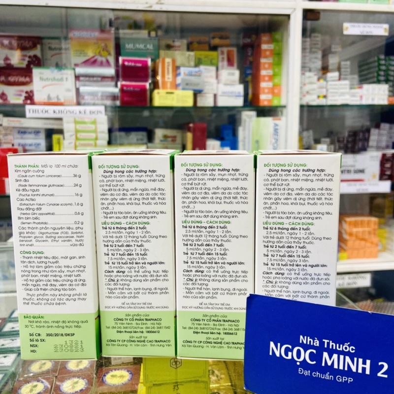 ✅ [Chính Hãng] Siro Boganic Kid dùng khi nóng trong, nhiệt miệng, mụn nhọt, mẩn ngứa, táo bón.(1 lọ 100ml)