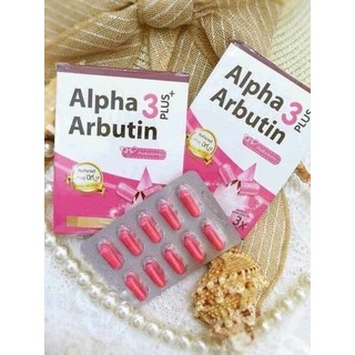 Viên kích trắng alpha arbutin uv ban ngày và alpha arbutin 3+ ban đêm
