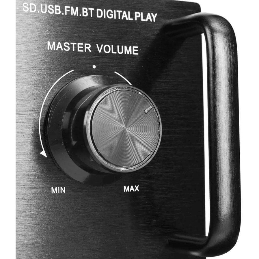 Amply karaoke bluetooth gia đình SUNBUCK 6188BT - Amply ô tô, xe tải điều chỉnh volume, echo, bass, treble