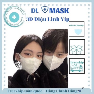   50 cái  Khẩu trang 3D Mask Diệu Linh  KN95 N95 3M công nghệ Nhật bảo vệ tối ưu 