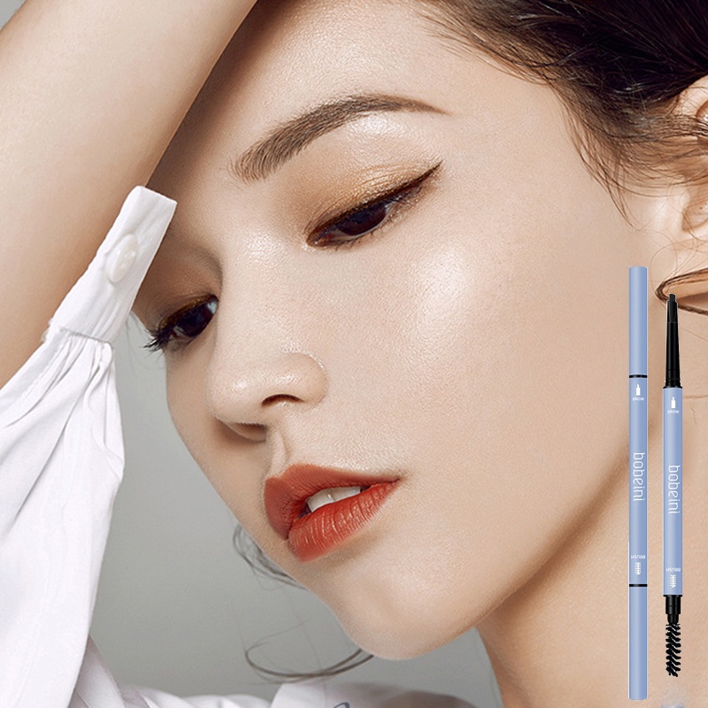 Bút Kẻ Lông Mày Hai Đầu Chống Thấm Nước Và Mồ Hôi Lâu Trôi Làm Đều Màu Lông Mày / Trang Điểm Tự Nhiên Không Nhòe