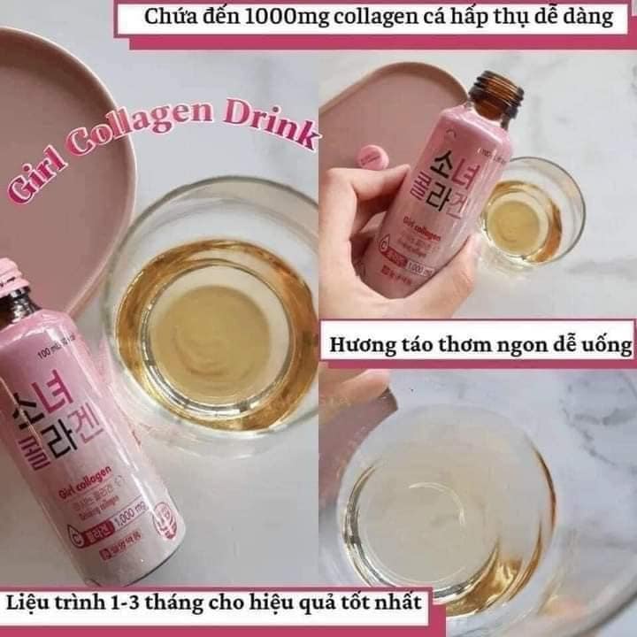 NƯỚC UỐNG BỔ SUNG COLLAGEN HÀN QUỐC GIRL COLLAGEN HỘP 10 CHAI - 13231