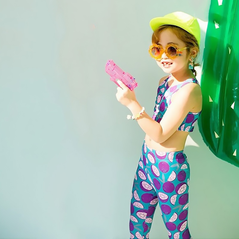 Bộ Đồ Bơi Hai Mảnh Thời Trang Dễ Thương Cho Bé