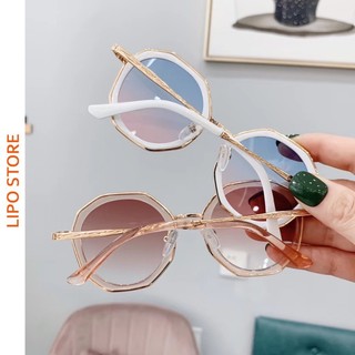 Kính mắt trẻ em, Kính râm cho bé gọng vàng phong cách PK020Vienvang8canh662 Lipostore