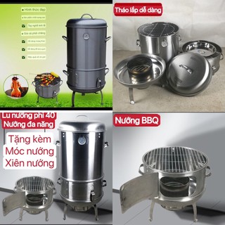 lu quay vịt gia đình ,quán ăn nhỏ phi 40 inox không gỉ