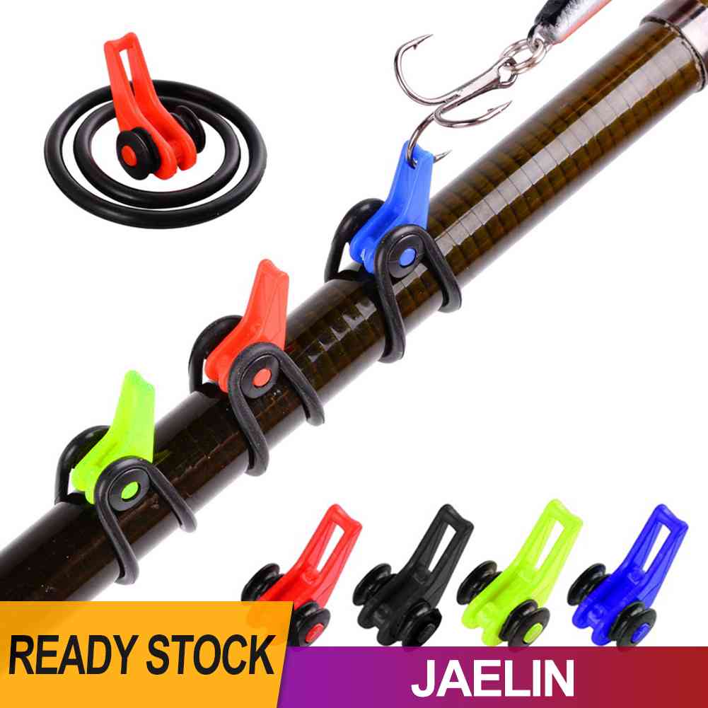 Bộ 10 Kẹp Giữ Móc Cần Câu Cá An Toàn Tiện Dụng