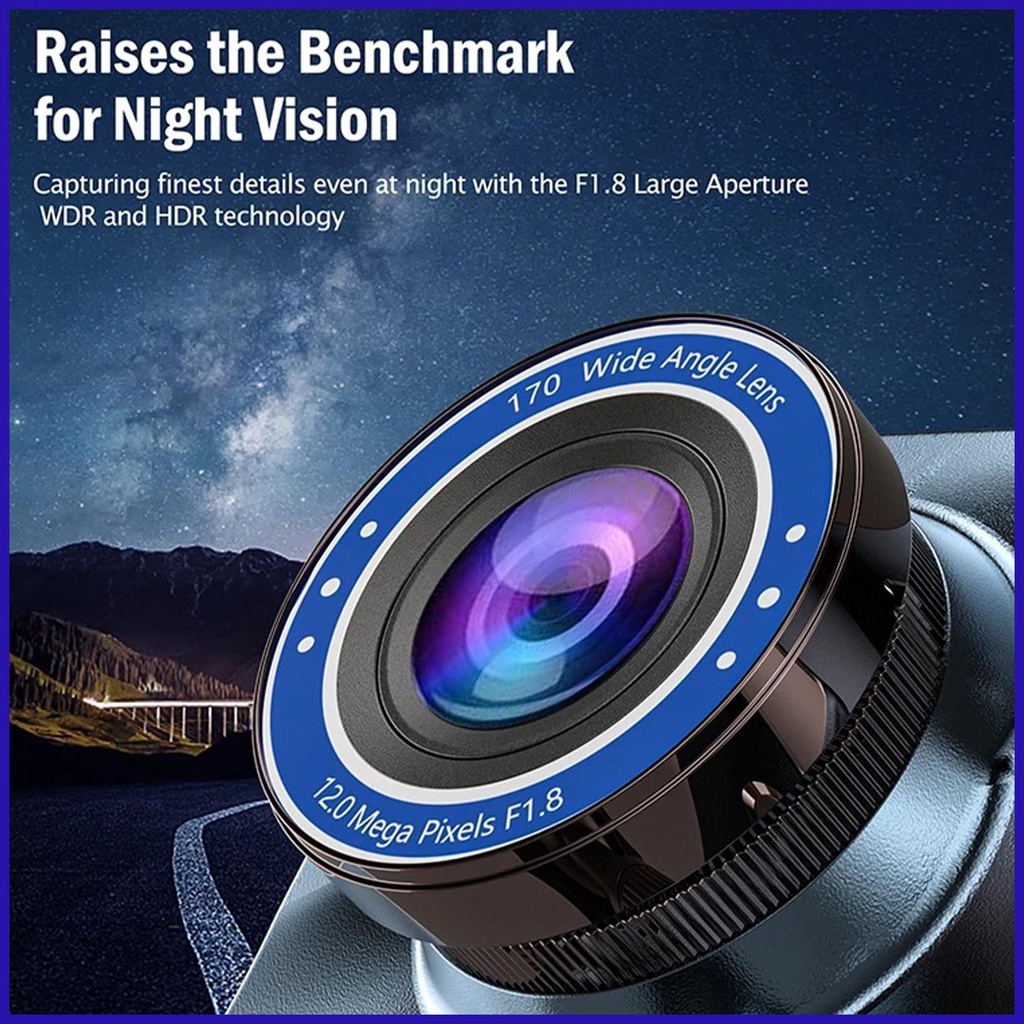 Camera Ghi Hình Trước Và Sau Thông Minh Cho Xe Hơi HDR WDR Và Tầm Nhìn Ban Đêm