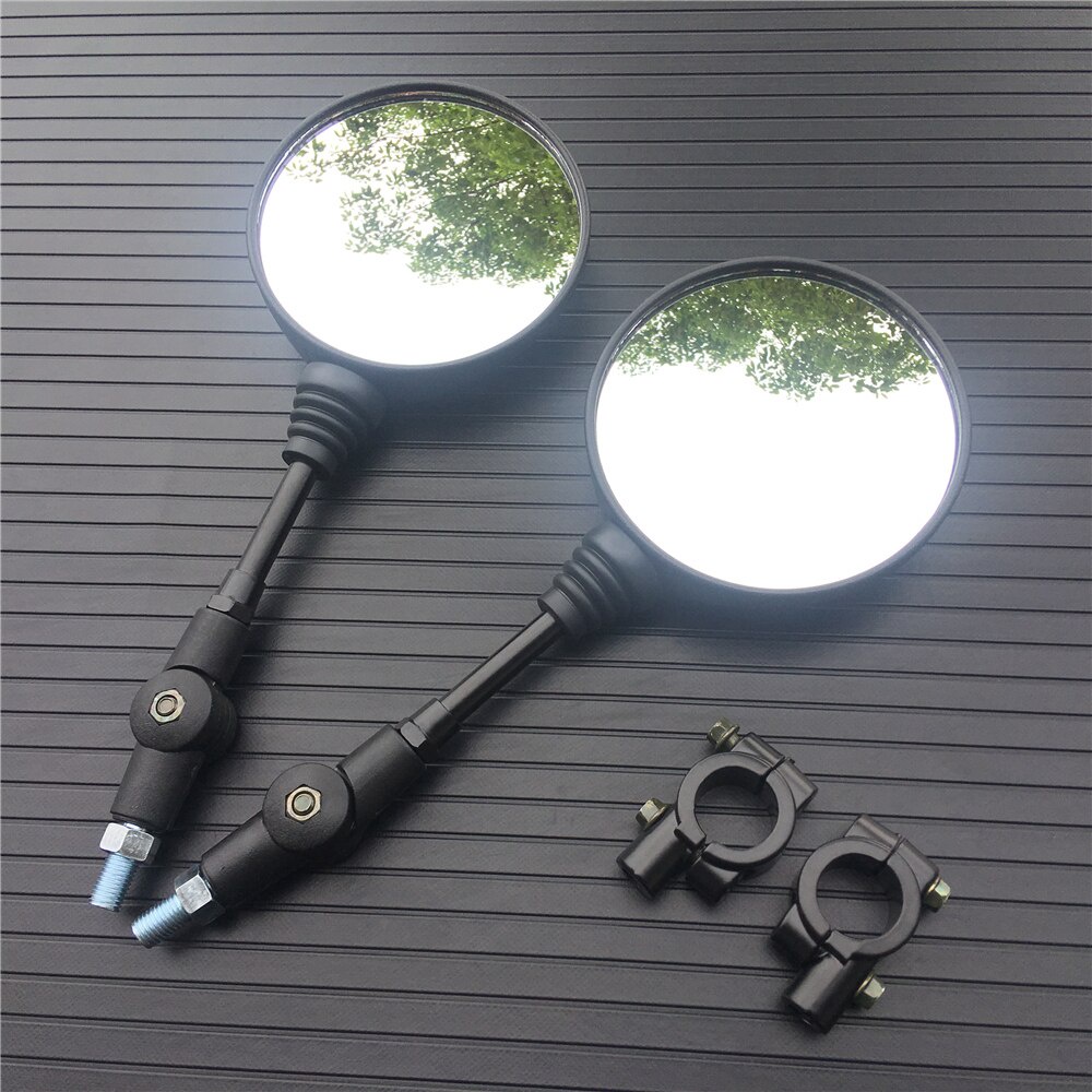 10MM gương chiếu hậu tròn, có thể xoay 360 độ, thích hợp cho mọi xe mô tô, xe gắn máy，gương chiếu hậu mini xe máy