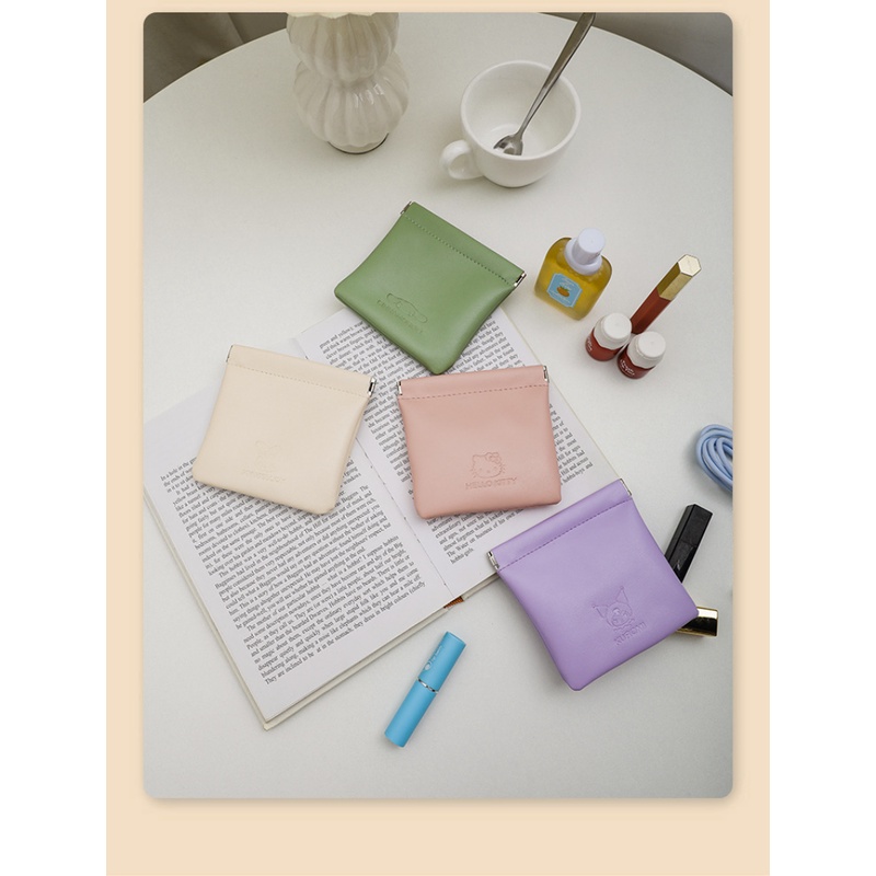 Túi Đựng Mỹ Phẩm Son Môi Dây Cáp Tai Nghe mini Đơn Giản Tiện Lợi