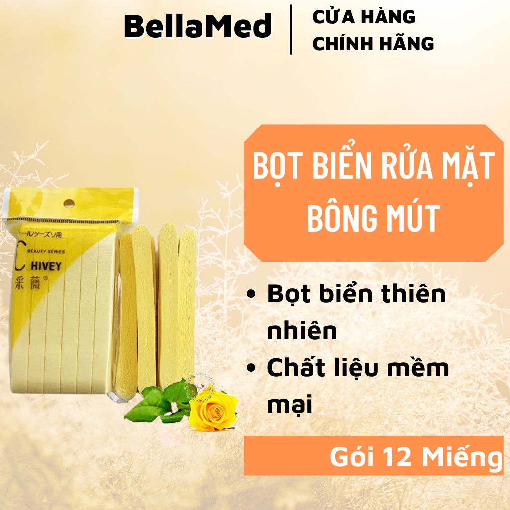 Bọt biển rửa mặt, bông mút lau mặt