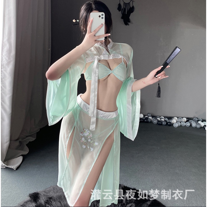 Cosplay hóa trang cổ trang Trung Hoa xuyên thấu sexy quyến rũ gợi cảm mã 764 | BigBuy360 - bigbuy360.vn