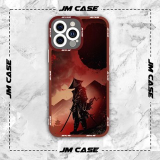 Ốp lưng iphone samsung xiaomi oppo cạnh vuông JMCase Samurai Võ Sĩ Đạo Nhật Bản