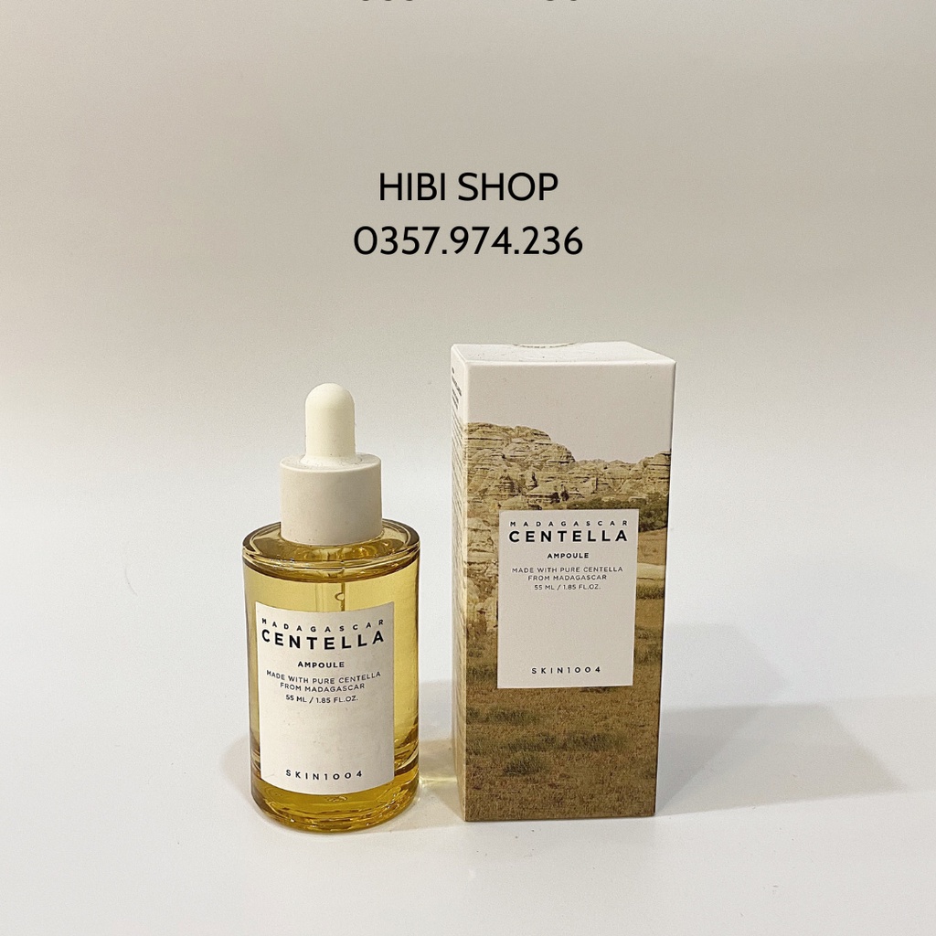 Serum Centella Rau Má 55ml, Tinh chất rau má Skin1004 Madagascar  phục hồi da