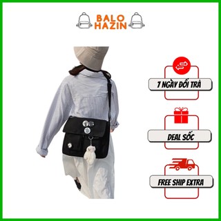 Túi đeo chéo đi học thời trang cho cả nam và nữ đựng vừa khổ A4 - Balo Hazin