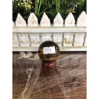 Quả cầu phong thủy đá mắt hổ