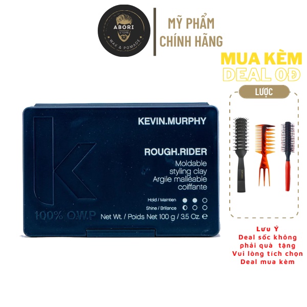 Sáp vuốt tóc Kevin Murphy Rough Rider 100g giữ nếp cao, thành phần dưỡng cao, hút mồ hôi dầu tốt, phù hợp mọi loại tóc