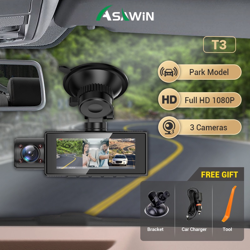 Camera hành trình ô tô Asawin Dash cam T3 hd 1080p Cho Ô Tô