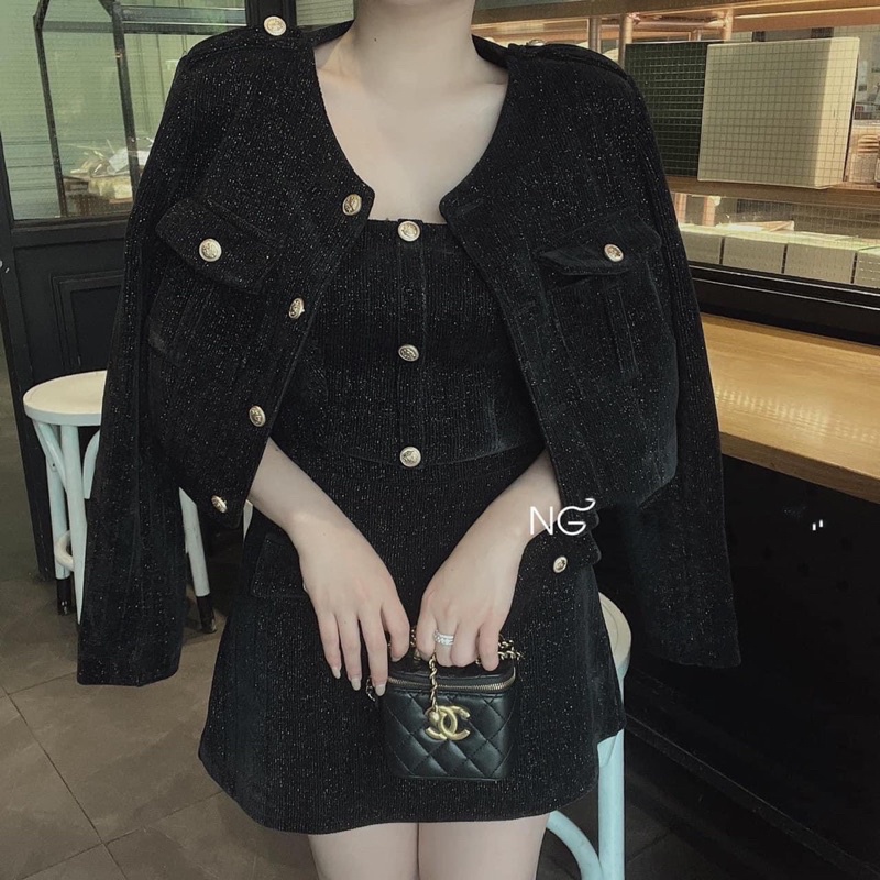 🎀🍀bigsize set dạ chân váy kèm áo khoác 55-100kg 🍀🎀