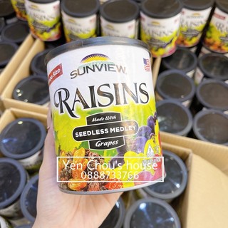 Nho khô Raisin Sunview 425g