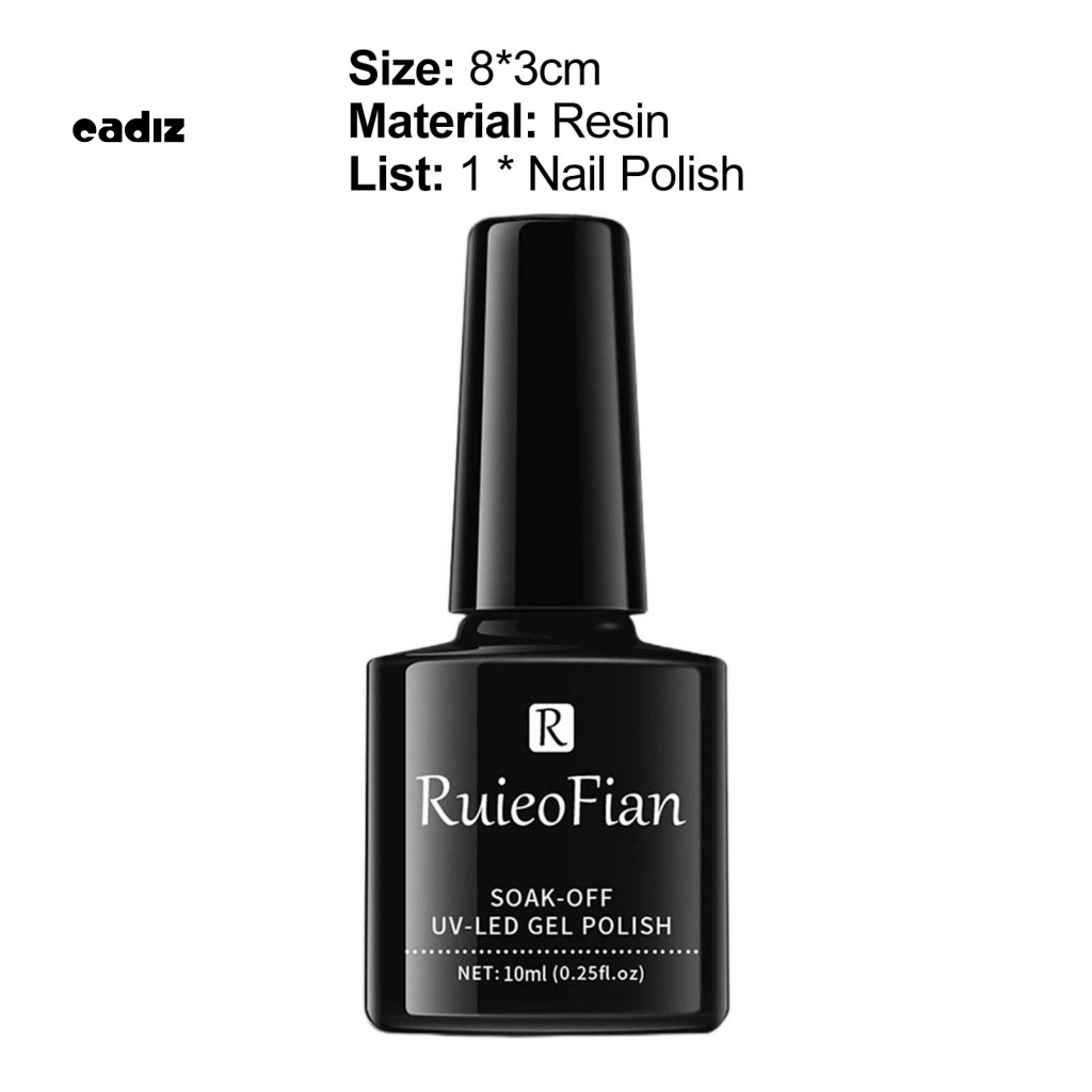 Sơn Bóng Móng Tay UV Màu Sắc Nhẹ Nhàng 10ml Dành Cho Nữ