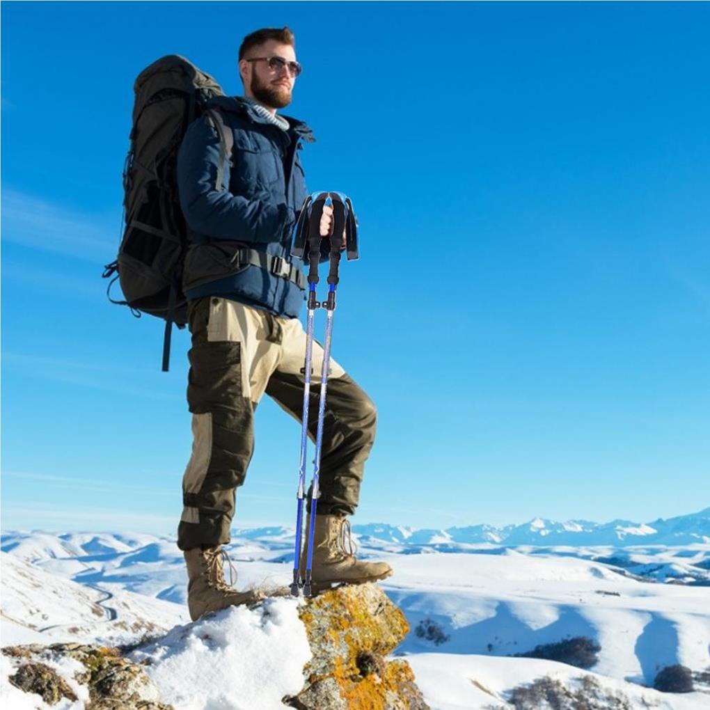 Trekking Gậy Leo Núi Chống Thấm Nước Có Thể Điều Chỉnh Tiện Dụng