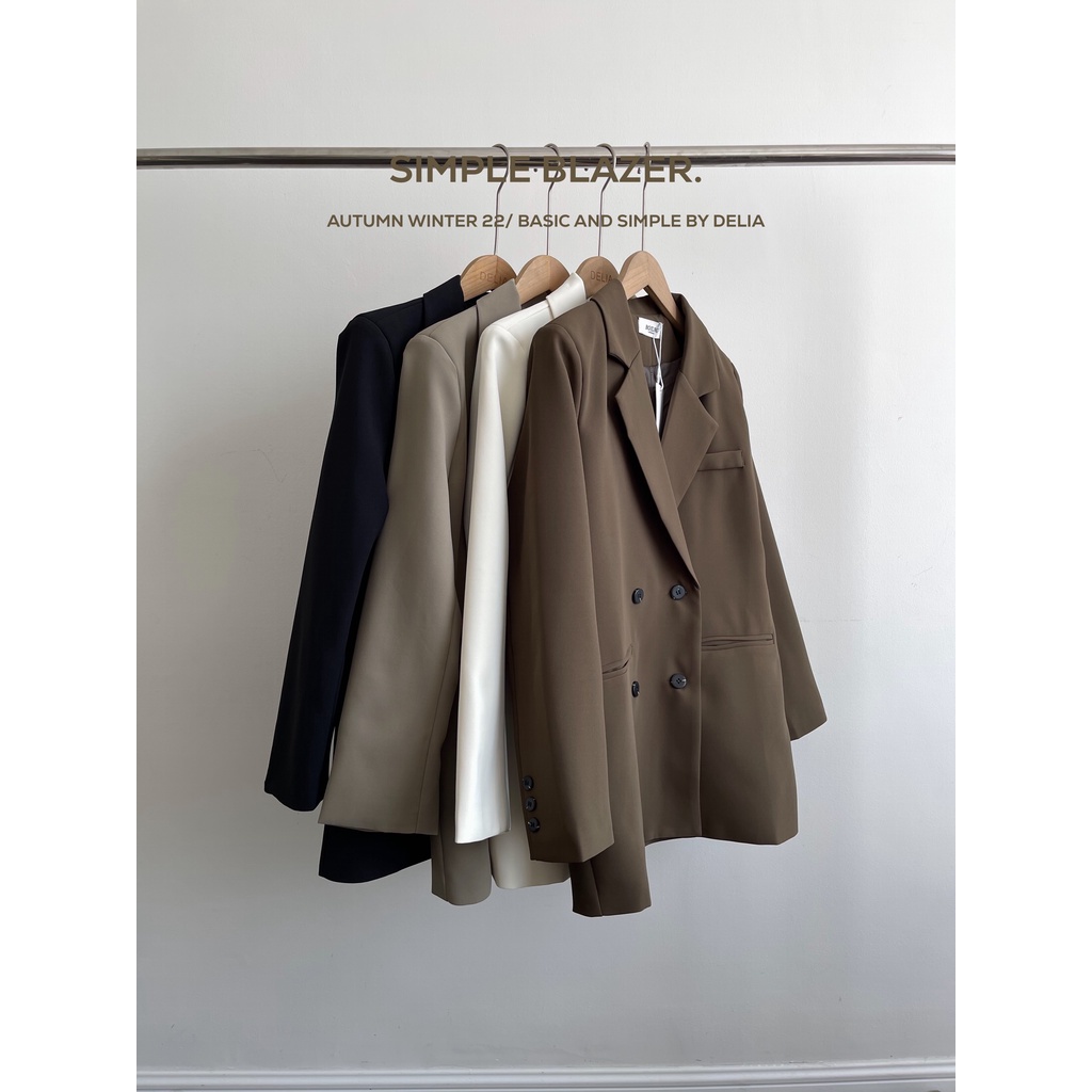 6602 ÁO BLAZER 4 CÚC 2 TÚI CUT BÊN