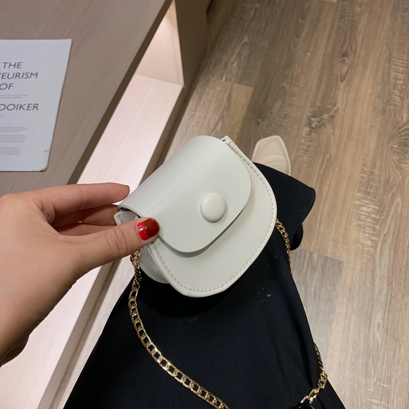 Túi Xách Mini Phối Dây Xích Kiểu Dáng Sang Trọng Dành Cho Nữ