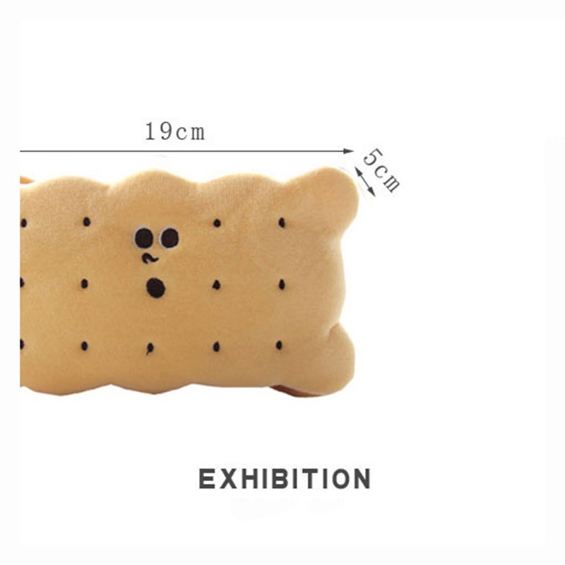 1 Túi Đựng Bút Hình Bánh sandwich Nhồi Bông Cỡ Lớn Dễ Thương