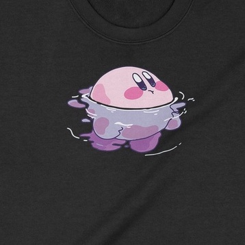 Áo Sweater Kirby Đi Bơi Trùm cuối Game, Unisex Nỉ bông 100% 2 màu nam nữ 0145