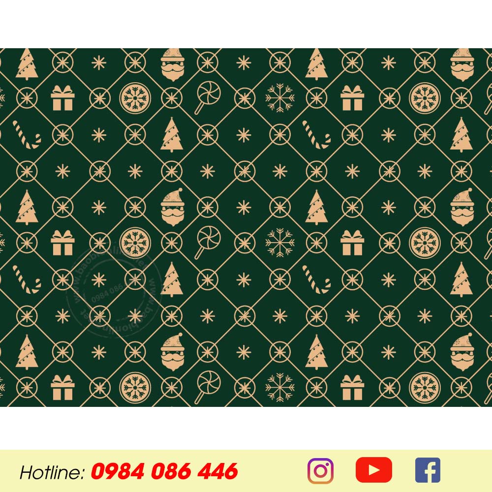 GIẤY GÓI QUÀ NGẪU NHIÊN MÀU SẮC | GIẤY GÓI QUÀ MANG HỌA TIẾT NOEL - BAOBIONLINE
