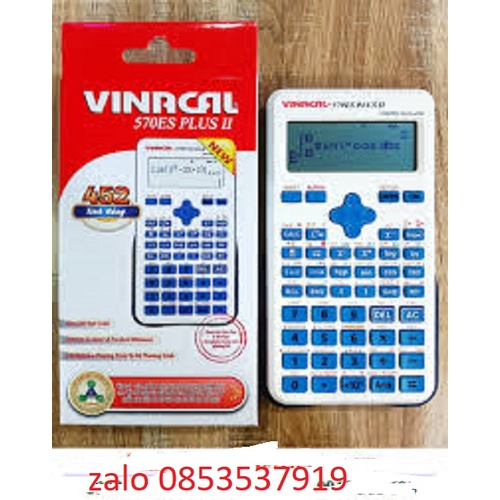 MÁY TÍNH HỌC SINH VINACAL 570ES PLUS chính hãng ( bảo hành 12 tháng)
