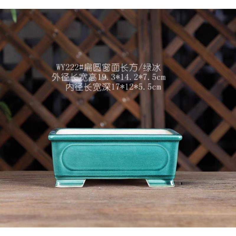Chậu bonsai Trung Quốc - Chậu chữ nhật