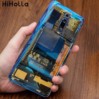 Ốp điện thoại Kính Trong Suốt Cho Xiaomi Redmi K20 Pro Mi 9T Pin Cửa Phía Sau Bảng Điều Khiển Nhà Ở Thay Thế + Miếng Dán